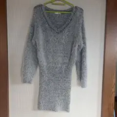 RESEXXY シャギーニットミニワンピース