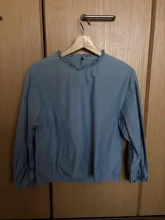 MACPHEE トゥモローランド　フリル付き長袖ブラウス