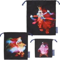 【新品未使用】ディズニー　実写　巾着　奥山由之　三枚セット