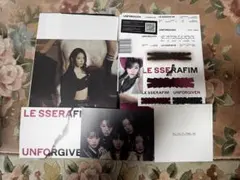 未使用 LE SSERAFIM UNFORGIVEN アルバム ユンジントレカ