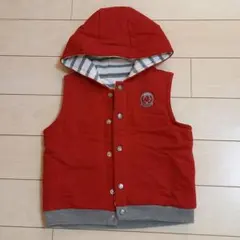 プチバトーリバーシブルダウンベスト