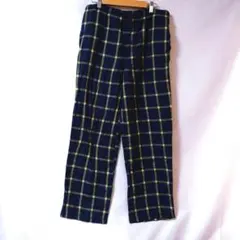 1点もの✨️ TUCKER TATE ワイドパンツ L ネイビー・イエロー