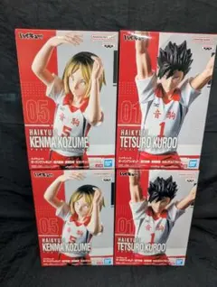 ハイキュー!! 孤爪研磨 ＆ 黒尾鉄朗 ポージングフィギュア 全４点SET