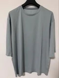 DESCENTE PAUSE デサントポーズ　五分袖Tシャツ　ライトグリーン　O