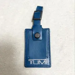 未使用級希少品】TUMI トゥミ ネームタグ 青色 ブルー - メルカリ
