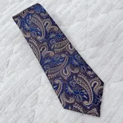 ジョンピアーズ☆ペイズリー柄ネクタイ