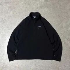 パタゴニア 初期型 ベターセータージャケット ハーフジップフリース ブラック L
