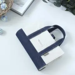看護師レビューブックカバー　デニムトート