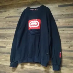 【Y2K 00's】 ECKO UNLTD エナメルロゴスウェット　HIPHOP