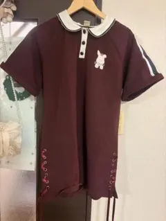 secrethoney うさぎ刺繍ポロワンピースのサムネイル