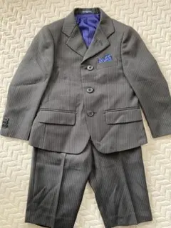 《美品》キッズ ストライプ スーツ 男の子110