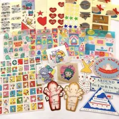 昭和レトロ★ ファンシーなシール サンエックスなどまとめて