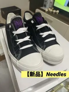 新品 Needles ASYMMETRIC GHILLIE スニーカーBlackのサムネイル