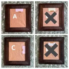 ‼️アイスブルー様専用‼️木製フレーム / 額縁 2点セット