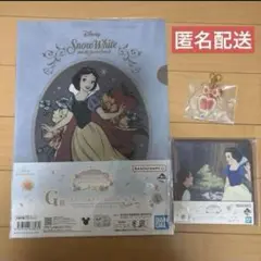 プリンセス 一番くじ ミニキャンバスボード 白雪姫 クリアファイル チャーム