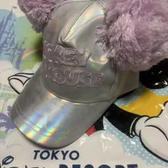 ミッキーマウス ホログラムファーキャップ