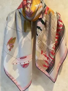 MAXMARA 白タグ 超大判 ストール ペイズリー 140cm RG159 2025年最新