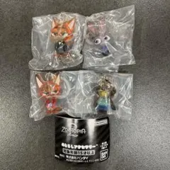 【匿名配送】ズートピア2 めじるしアクセサリー 4種セミコンプリートセット①