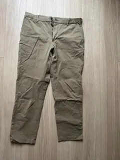 ユニクロ EZYアンクルパンツ ベージュ Lサイズ