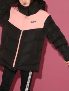 repipi armario　シェブロンキリカエAダウン　xsサイズ