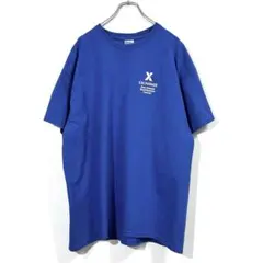 00sヴィンテージ・Tシャツ バージニア 配送企業ロゴ ブルーXL