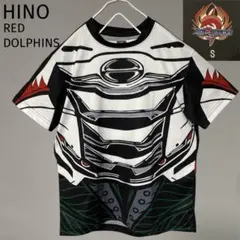 ラグビー　BLK 日野　レッドドルフィンズ　ユニフォーム　プラクティスシャツ Yahoo!オークション -「ドルフィンズ」(ウエア) (ラグビー)の