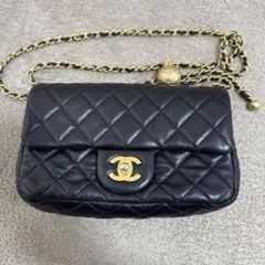 香奈兒 黑色 皮革 肩背包