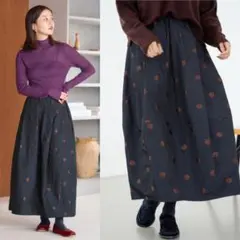 未使用☆IENA イエナ ドット タフタスカート ブラック38 IENA（イエナ）の「ドットタフタスカート（スカート）」 - WEAR