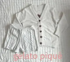 Gelato Pique カーディガン ショートパンツ セット