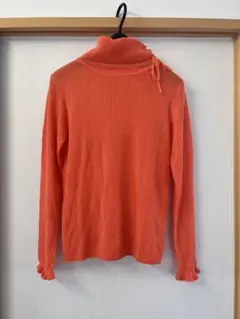RODEO CROWNS オレンジ タートルネック セーター