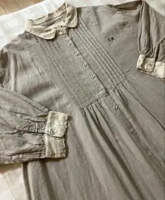 サマンサモスモス リネン ロングワンピース