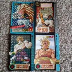 ドラゴンボールカードダス・４枚