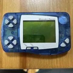 【ジャンク品・ソフト付き】WonderSwan 本体 透明青
