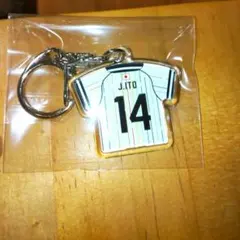 サッカー日本代表 伊東純也 ユニフォーム ミニ キーホルダー #14