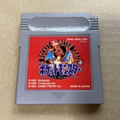 GB ゲームボーイソフト　ポケットモンスター 赤 ②【端子清掃及び動作確認済】