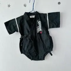 美品★男の子　ショートオール　甚平　70