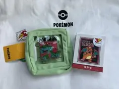 3coinsミニポーチ ブックス型メモ フシギバナ リザードン