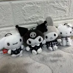 サンリオキャラクターズ モノトーンマスコット クロミ シナモロール マイメロ