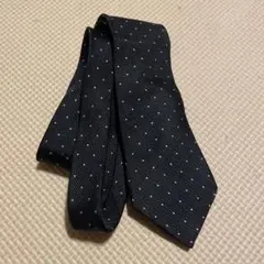 COMME CA DU MODEネイビー ドット柄 ネクタイ