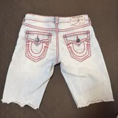 【USA製】トゥルーレリジョン BILLY SUPER T デニムハーフパンツ USA製】トゥルーレリジョン BILLY SUPER T デニムハーフパンツ - メルカリ