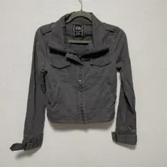 CECIL McBEE セシルマクビー ミリタリージャケット スタッズ グレーのサムネイル