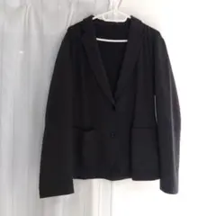 ユニクロ ジャージージャケット L チェック テーラード