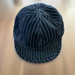 JELADO インディゴ　ネイビー ストライプ ワークキャップ