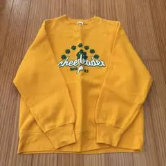 fruit of the loom ロゴ スウェット イエロー 古着