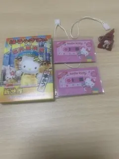 サンリオ　キティちゃんミニメモセット　ミニキーホルダー付き