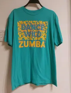 ZUMBA 正規品Tシャツ　エメナルドグリーン