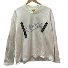 90s 山本寛斎　KANSAIMAN　Y2K　スウェット　ヴィンテージ　白