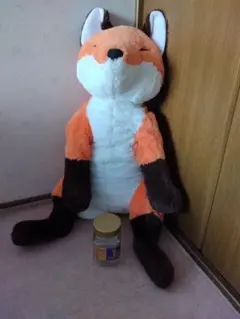 くったりキツネ ぬいぐるみ BIG オレンジ