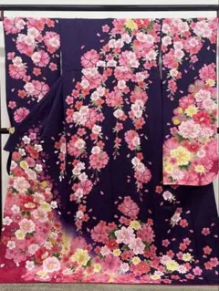 振袖 金彩 紋意匠 桜 身丈170cm HKT076 - メルカリ