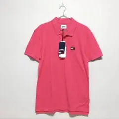 L 新品　トミージーンズ　メンズ　ポロシャツ ピンク　トミーヒルフィガー　半袖のサムネイル